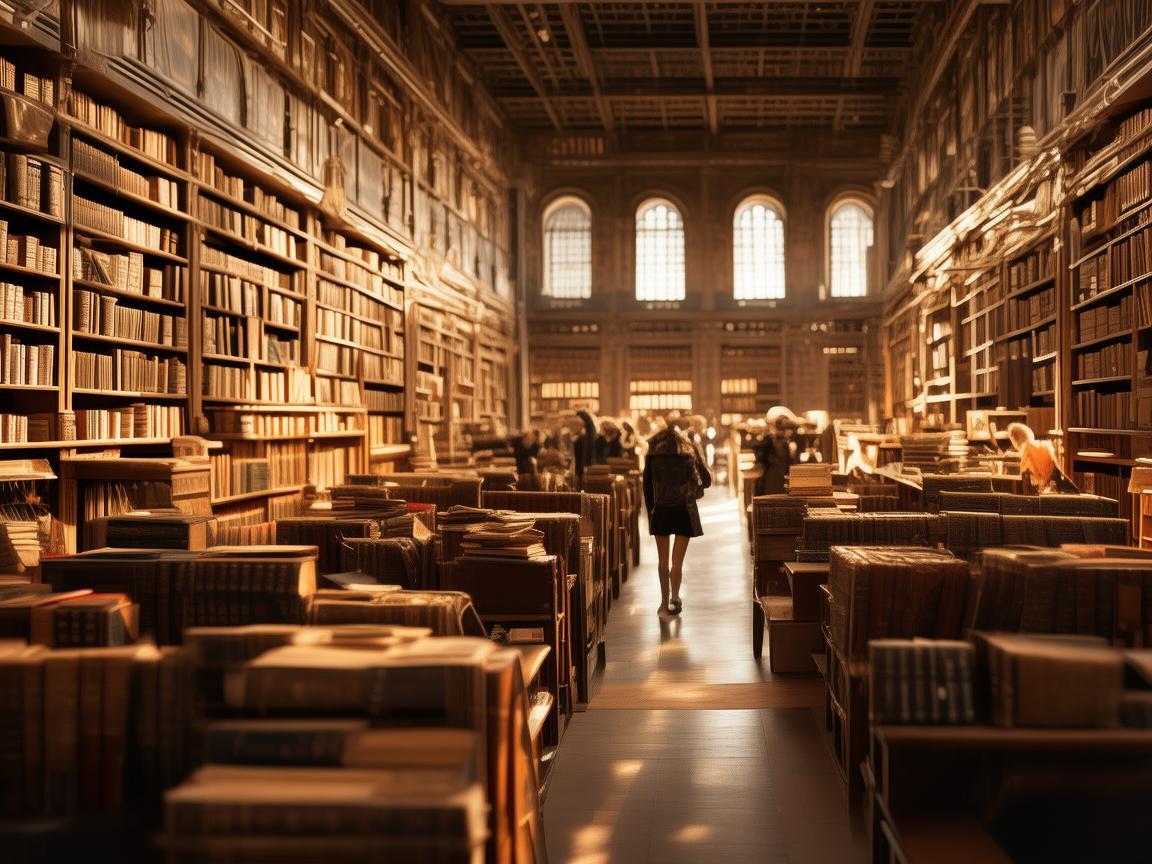 大学图书馆,知识殿堂的视觉盛宴 大学图书馆,知识殿堂的视觉盛宴